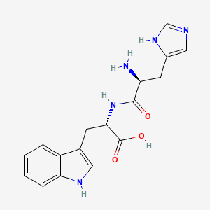 molecular formula C17H19N5O3 B6331650 His-Trp CAS No. 23403-90-9
