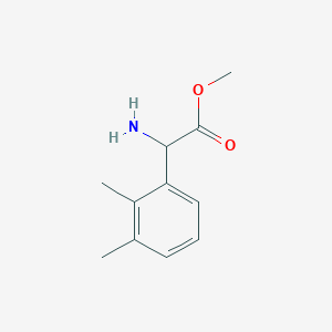 molecular formula C11H15NO2 B6331665 Methyl 2-amino-2-(2,3-dimethylphenyl)acetate CAS No. 1251334-14-1