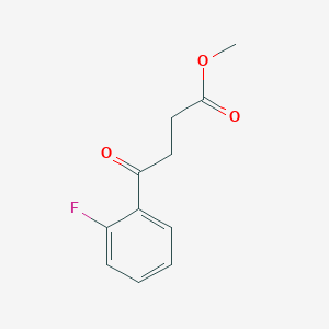 molecular formula C11H11FO3 B6331683 Methyl 4-(2-fluorophenyl)-4-oxobutanoate CAS No. 1251115-66-8
