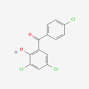 molecular formula C13H7Cl3O2 B6331720 2-Hydroxy-3,5,4'-trichlorobenzophenone CAS No. 99585-50-9