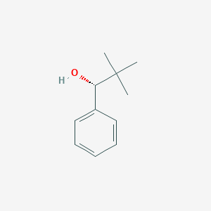 molecular formula C11H16O B6331782 (1R)-2,2-dimethyl-1-phenylpropan-1-ol CAS No. 23439-91-0