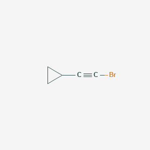 molecular formula C5H5Br B6331798 1-Bromo-2-cyclopropylethyne CAS No. 57951-72-1