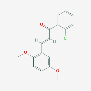 (2E)-1-(2-Chlorophenyl)-3-(2,5-dimethoxyphenyl)prop-2-en-1-one