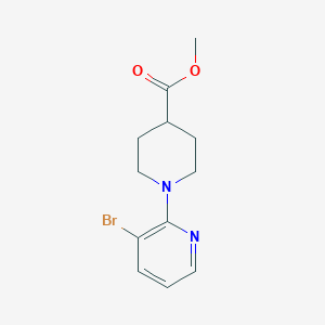 Methyl 1-(3-bromopyridin-2-yl)piperidine-4-carboxylate