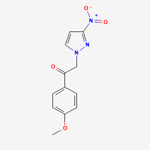 1-(4-Methoxyphenyl)-2-(3-nitro-1H-pyrazol-1-yl)ethan-1-one