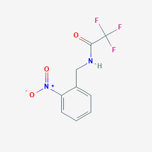 molecular formula C9H7F3N2O3 B6332083 N-[(2-Nitrophenyl)methyl]-2,2,2-trifluoroacetamide CAS No. 1357626-88-0