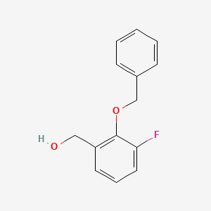 molecular formula C14H13FO2 B6332134 2-Benzyloxy-3-fluorobenzyl alcohol CAS No. 628330-74-5