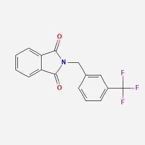molecular formula C16H10F3NO2 B6332520 2-(3-(Trifluoromethyl)benzyl)isoindoline-1,3-dione CAS No. 62039-87-6