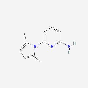 B6332564 6-(2,5-Dimethyl-1H-pyrrol-1-yl)pyridin-2-amine CAS No. 5059-32-5