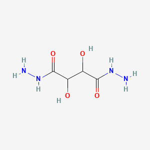 molecular formula C4H10N4O4 B6332646 2,3-Dihydroxysuccinohydrazide CAS No. 292644-27-0