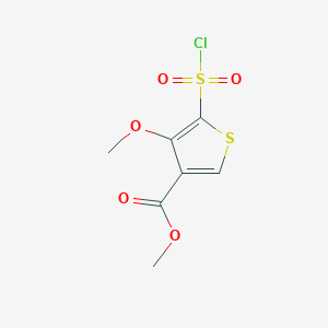 Methyl 5-(chlorosulfonyl)-4-methoxythiophene-3-carboxylate