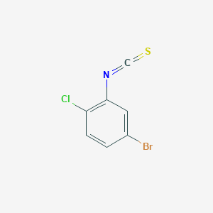 molecular formula C7H3BrClNS B6332889 4-Bromo-1-chloro-2-isothiocyanatobenzene CAS No. 1344298-28-7