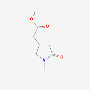 molecular formula C7H11NO3 B6332936 1-Methyl-5-oxopyrrolidine-3-acetic Acid CAS No. 933759-81-0