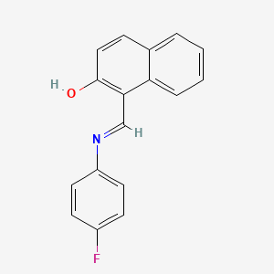 1-[(4-Fluoro-phenylimino)-methyl]-naphthalen-2-ol