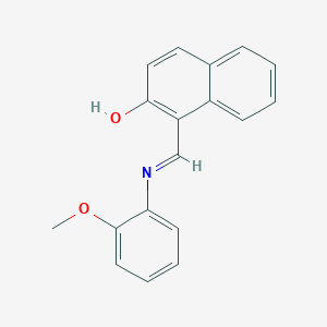 1-[(2-Methoxy-phenylimino)-methyl]-naphthalen-2-ol