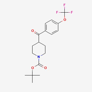 t-Butyl 4-(4-(trifluoromethoxy)benzoyl)piperidine-1-carboxylate