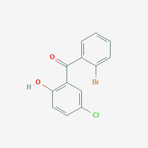 molecular formula C13H8BrClO2 B6333114 2'-Bromo-5-chloro-2-hydroxybenzophenone CAS No. 92739-90-7