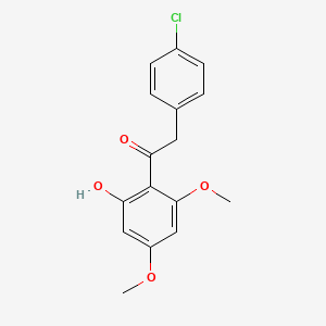 2-(4-Chlorophenyl)-1-(2-hydroxy-4,6-dimethoxyphenyl)ethanone