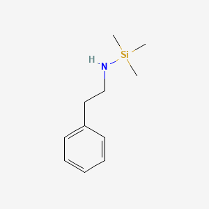molecular formula C11H19NSi B6333136 Silanamine, N-(2-phenylethyl)-1,1,1-trimethyl- CAS No. 10433-33-7