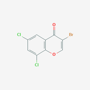 molecular formula C9H3BrCl2O2 B6333148 3-Bromo-6,8-dichloro-4H-chromen-4-one CAS No. 263365-49-7