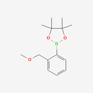 2-[2-(Methoxymethyl)phenyl]-4,4,5,5-tetramethyl-1,3,2-dioxaborolane