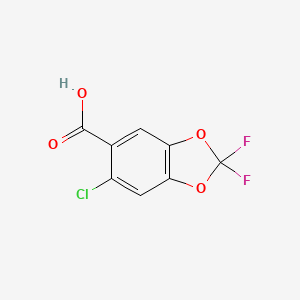 6-Chloro-2,2-difluoro-1,3-benzodioxol-5-carboxylic acid, 98%