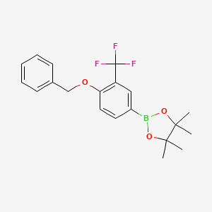 4-(Benzyloxy)-3-(trifluoromethyl)phenylboronic acid pinacol ester