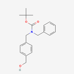 molecular formula C20H25NO3 B6333280 Benzyl-(4-hydroxymethyl-benzyl)-carbamic acid t-butyl ester, 95% CAS No. 199982-19-9