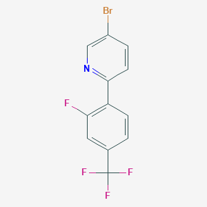 5-Bromo-2-(2-fluoro-4-(trifluoromethyl)phenyl)pyridine