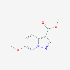 molecular formula C10H10N2O3 B6333304 6-Methoxy-pyrazolo[1,5-a]pyridine-3-carboxylic acid methyl ester CAS No. 1060724-63-1