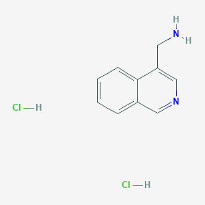 molecular formula C10H12Cl2N2 B6333350 c-Isoquinolin-4-yl-methylamine dihydrochloride CAS No. 1220039-80-4