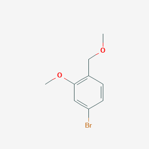 molecular formula C9H11BrO2 B6333358 4-Bromo-2-methoxy-1-(methoxymethyl)benzene CAS No. 1220282-15-4