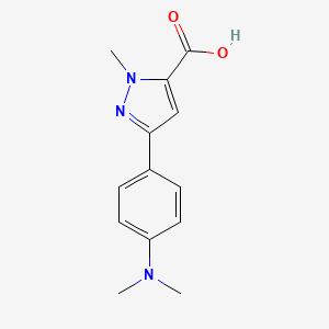 5-(4-Dimethylamino-phenyl)-2-methyl-2H-pyrazole-3-carboxylic acid