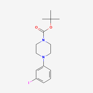 molecular formula C15H21IN2O2 B6333415 tert-Butyl 4-(3-iodophenyl)piperazine-1-carboxylate CAS No. 1418736-41-0