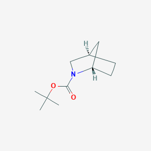molecular formula C11H19NO2 B6333548 tert-butyl (1S,4R)-2-azabicyclo[2.2.1]heptane-2-carboxylate CAS No. 1932009-15-8