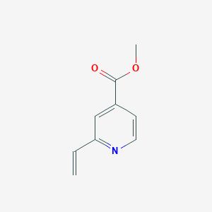 molecular formula C9H9NO2 B6333549 Methyl 2-ethenylpyridine-4-carboxylate CAS No. 99357-76-3