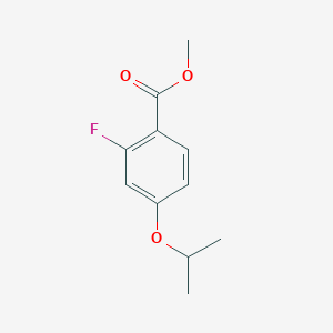 B6333569 2-Fluoro-4-isopropoxybenzoic acid methyl ester CAS No. 1394933-49-3