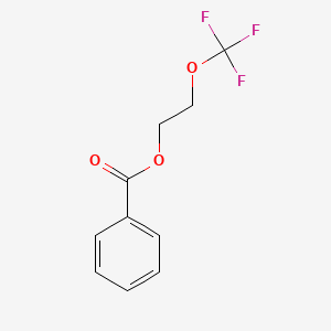 molecular formula C10H9F3O3 B6333662 2-(trifluoromethoxy)ethyl benzoate CAS No. 1408279-46-8