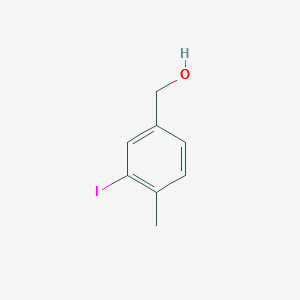 molecular formula C8H9IO B063337 (3-iodo-4-methylphenyl)methanol CAS No. 165803-89-4
