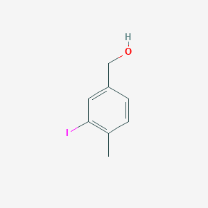 molecular formula C8H9IO B063337 3-Iodo-4-methylbenzyl alcohol CAS No. 165803-89-4