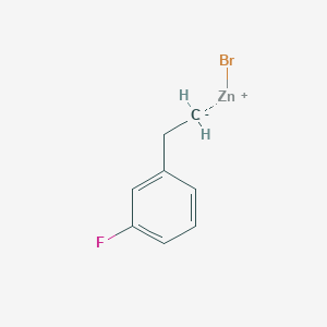 molecular formula C8H8BrFZn B6333790 3-Fluorophenethylzinc bromide CAS No. 1142275-36-2