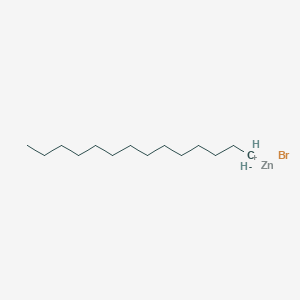 molecular formula C14H29BrZn B6333848 Tetradecylzinc bromide CAS No. 1610827-42-3