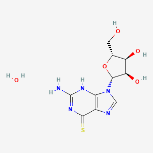molecular formula C10H15N5O5S B6334018 Thioguanosine hydrate CAS No. 345909-25-3
