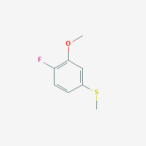 1-Fluoro-2-methoxy-4-(methylsulfanyl)benzene