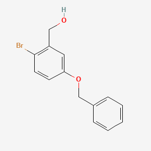 (5-(Benzyloxy)-2-bromophenyl)methanol