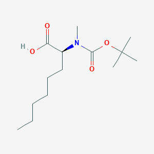 molecular formula C14H27NO4 B6334141 Boc-L-Me2Aoc-OH CAS No. 1070433-21-4