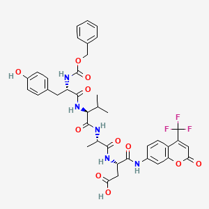molecular formula C39H40F3N5O11 B6334160 Z-YVAD-AFC 