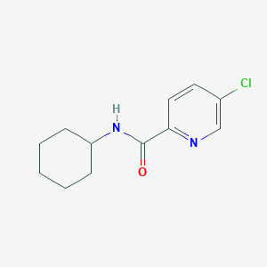 molecular formula C12H15ClN2O B6334163 5-Chloro-N-cyclohexylpicolinamide CAS No. 1289127-15-6