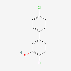 molecular formula C12H8Cl2O B6334218 2-Chloro-5-(4-chlorophenyl)phenol CAS No. 53459-39-5