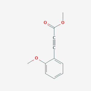molecular formula C11H10O3 B6334228 Methyl 3-(2-methoxyphenyl)propiolate CAS No. 7517-83-1